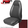43-73404-3116-79 CANYON RED 1984-86 BD - 1983-84 MUSTANG STANDARD HIGH BACK BUCKETS SEATS ONLY CLOTH W/ VINYL TRIM - image 1