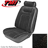 43-73409-958-3437 BLACK 1979-83 CA/NA - 1979-80 MUSTANG STANDARD LOW BACK BUCKETS ONLY VINYL - image 1