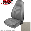 43-73421-997 OPAL WHITE 1982-83 AN/AQ/AW/A9 - 1981-84 MUSTANG COUPE STANDARD HIGH BACK BUCKET VINYL - image 1