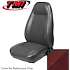 43-73423-971-79 MEDIUM RED 1981-83 BD - 1981-82 MUSTANG COUPE STANDARD HIGH BACK BUCKET CLOTH & VINYL - image 1