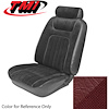 43-73509-998-79 RED 1979-80 DD/PD - 1979-80 MUSTANG STANDARD LOW BACK BUCKETS ONLY TWEED &VINYL - image 1