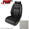 43-73601-L965 WHITE 1990-93 CL CN CW - 1992-93 MUSTANG GT & LX FRONT BUCKETS ONLY WITHOUT PULL-OUT KNEE BOLSTERS LEATHER - image 1