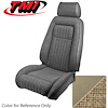 43-73608-973-74 SAND BEIGE 1985-89 PY - 1987-89 MUSTANG GT/LX FRONT BUCKETS ONLY. SPORT SEAT W/ PULL - image 1