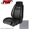 43-73630-972 TITANIUM GRAY 1990-92 CA - 1990-91 MUSTANG COUPE GT & LX SEAT UPHOLSTERY WITH PULL-OUT KNEE BOLSTERS VINYL - image 1