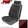 43-73728-998-59-59 RED 1979-80 FD - 1979-80 MUSTANG GHIA COUPE STANDARD LOW BACK BUCKET CLOTH & VINYL - image 1