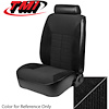 43-73821-958-51-51R BLACK 1979-83 FA - 1981 MUSTANG GHIA & 1982 GT COUPE STANDARD LOW BACK BUCKET CLOTH W/ VINYL SIDES - image 1