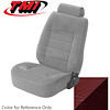 43-75323-971-59 MEDIUM RED 1981-83 FD - 1983 MUSTANG GLX/GT HATCHBACK STANDARD LOW BACK BUCKET CLOTH FACE W/ VINYL SIDES - image 1