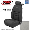 43-76624-L965-PONY 1994-96 MUSTANG GT COUPE FULL SET OXFORD WHITE LEATHER UPHOLSTERY FRONT & REAR WI - image 1