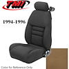 43-77624-L261 1994-96 MUSTANG GT CONVERTIBLE FULL SET SADDLE LEATHER UPHOLSTERY FRONT & REAR WITH EM - image 1