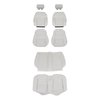43-77324-965 1994-96 MUSTANG GT CONVERTIBLE FULL SET OXFROD WHITE VINYL UPHOLSTERY FRONT & REAR - image 1
