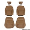 43-76308-6873 1998 MUSTANG GT FRONT BUCKET SEAT SADDLE VINYL UPHOLSTERY SMALL HEADREST COVERS INCLUDED - image 1