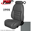 43-76328-6687 1998 MUSTANG GT COUPE FULL SET OPAL GRAY VINYL UPHOLSTERY FRONT & REAR - image 1