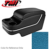 25-8011-3297 MEDIUM BLUE METALLIC 1968 - DELUXE CAMARO CONSOLE SOLID COLOR WITH CHROME ACCENT TRIM - image 1