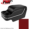 25-8011-3597 RED 1969 - DELUXE CAMARO CONSOLE SOLID COLOR WITH CHROME ACCENT TRIM - image 1