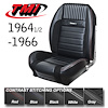 Deluxe Pony Sport R Seat Upholstery 1964-1/2 to 1966 Mustang Coupe - image 1
