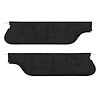 21-80409-99 1969 CAMARO COUPE SUNVISORS BLACK UNISUEDE - image 1