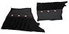 11-80017-2295-99-RS-SGR 1967 CAMARO COUPE SPORT XR SERIES REAR QUARTER PANELS BLACK VINYL RED STITCH - image 1