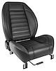 Pro-Series Low-Back Seat, Right/Passenger Side [Charcoal with Black Stitching] - image 1
