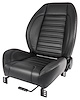 Pro-Series Low-Back Seat, Left/Driver Side [Charcoal with Black Stitching] - image 1