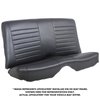 46-80802-2295-BKS 48 in. Rear Seat Upholstery Cruiser Collection 1968 Chevy Camaro Hardtop [Black Madrid Vinyl w/Black Stitch] - image 1