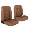47-9250-511-BRS Pro-Classic Bucket Seats Cruiser Collection Universal [Saddle Brown Yinyl w/Brown Stitch] - image 1