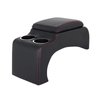 25-83100-2295-RS Bench Console [Sport Pattern Universal [Black Madrid Vinyl w/Red Stitch] - image 1