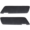 11-70101-3722 Front Molded Door Panel Inserts, Sport Pattern 1969-1970 Ford Mustang, Black Corinthian Vinyl