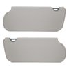 21-73205-1808 Sun Visors W/Out Mirror  1985-1993 Ford Mustang, Lt. Gray Foam Back Cloth - image 1