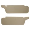 21-76004-1771 Sun Visors W/Out Mirror  1994-2004 Ford Mustang, Desert Tan Foam Back Cloth - image 1