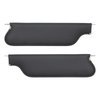 21-80409-6525 Sun Visors  1969 Chevy/Pontiac Camaro/Firebird, Charcoal Black Verona Vinyl - image 1