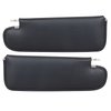21-84406-2295 Sun Visors  1966-1967 Chevy Nova Coupe, Black Madrid Vinyl - image 1