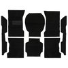 34-F70065-801 Premium Carpet Kit,  1965-1968 Ford Mustang, Black Cut Pile Carpet - image 1