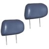 43-70856-2287 Standard Headrest  1967 Ford Mustang, Lt. Blue Sierra Vinyl - image 1