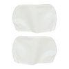43-80609-2305 Headrest Cover  1969 Chevy Camaro Coupe, Ivory/Bright White Madrid Vinyl - image 1