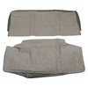 43-2121-328-334 Rear Seat Upholstery, OE Pattern  1950-1967 Volkswagen Bus, Dk. Gray Vintage Vinyl, Gray Vintage Mesh Vinyl - image 1