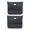 11-83008-6525-RS Front Molded Door Panels 1981-1987 Chevy/GMC C/K Truck/Blazer, Charcoal Black Verona Vinyl W/Red Stitch - image 1