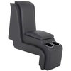 25-83070-6525-BS Deluxe Console W/Armrest & Storage 1973-1987 Chevy/GMC Trucks, Charcoal Black Verona Vinyl W/Blue Stitch - image 1