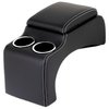 25-83100-6525-WS Bench Console, Sport Pattern  Charcoal Black Verona Vinyl W/White Stitch - image 1