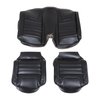 47-9030-2295-BKS Rear Seat Upholstery, Sport Universal Pattern  1970-1981 Chevy Camaro Coupe, Black Madrid Vinyl W/Black Stitch - image 1
