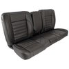 47-9850-6525-BKS 60" Deluxe Bench Seat, Sport Pattern  Charcoal Black Verona Vinyl W/Black Stitch - image 1