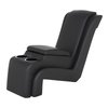 25-83060-6525-BKS Deluxe Console W/Armrest & Storage 1960-1972 Chevy/GMC C/K Series, Charcoal Black Verona Vinyl W/Black Stitch - image 1