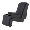 25-83070-6525-BKS Deluxe Console W/Armrest & Storage 1973-1987 Chevy/GMC Truck, Charcoal Black Verona Vinyl W/Black Stitch - image 1