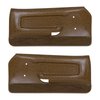 10-70101-4061-620 Door Panels, Front Only Deluxe 1971-1973 Ford Mustang, Ginger Corinthian Vinyl, Ginger Raylon Loop Carpet - image 1