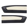 10-70105-958-2290 Door Panels, Front Only 1964 Ford Mustang, Black Sierra Vinyl, White Sierra Vinyl - image 1