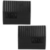 11-83000-6525-BKS Front Flat Door Panels, 1947-1955 Chevy/GMC Truck Standard cab, Charcoal Black Verona Vinyl W/Black Stitch - image 1