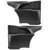 11-83601-6525-BKS Rear Molded Quarter Panels, 1955-1957 Chevy Bel Air Sedan, Charcoal Black Verona Vinyl W/Black Stitch - image 1