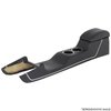 25-7201-3722-3437 Full Length Console, Sport Deluxe Pattern  1969 Ford Mustang, Black Corinthian Vinyl, Black Kiwi Vinyl - image 1