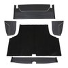 34-T82110-2295-301 5 PC  Trunk Kit, Sport Pattern  1968-1969 Chevy Chevelle Coupe, Black Madrid Vinyl, Black Loop Carpet - image 1