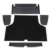34-T82115-2295-301 5 PC  Trunk Kit, Sport Pattern  1970-1972 Chevy Chevelle Coupe, Black Madrid Vinyl, Black Loop Carpet - image 1