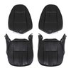43-80201-2295-3931 Front Seat Upholstery, OE Pattern  1971-1976 Chevy Camaro Coupe, Black Madrid Vinyl, Black Oxen Vinyl - image 1